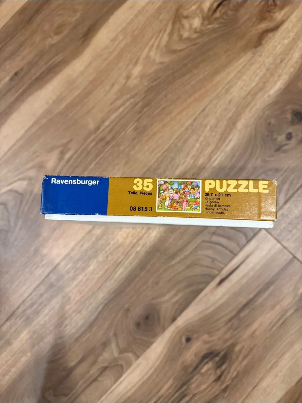 Ravensburger Vintage 1980s Colorful Childrens Picnic Puzzle with Balloons